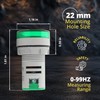 Round Frequency Meter LED Digital Display Hz Frequency Indicator Light