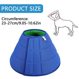 One Piece Cat Recovery Collars Breathable Cat Cone Collars Durable Useful Mesh Recovery Collar Surgery Comfortable Dog Cones Alternative for Pets