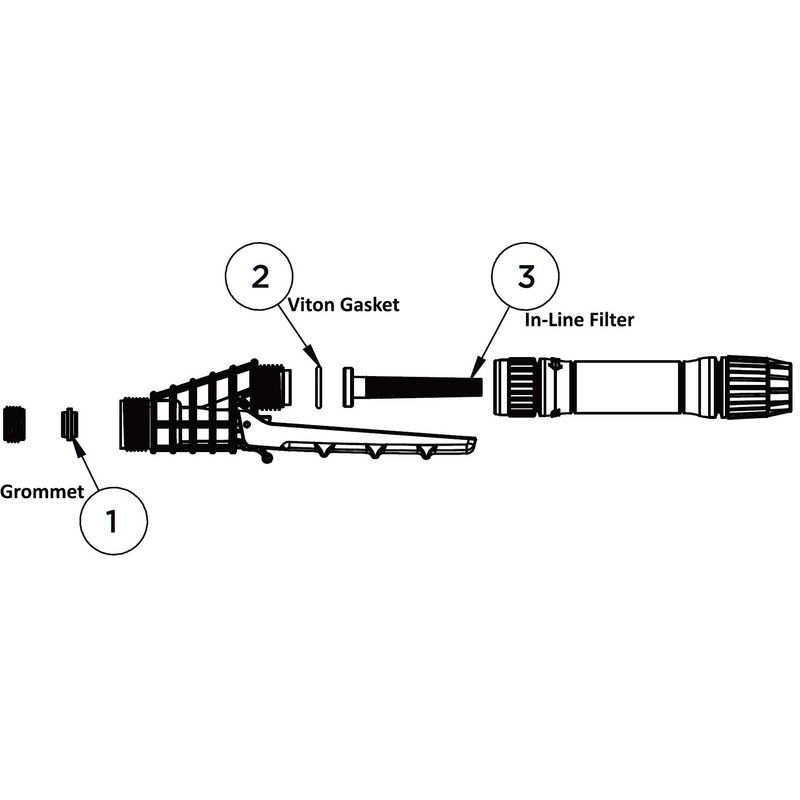 Smith Performance Sprayers 182905 Poly Shut-Off Service Kit with Viton