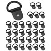 QWORK 30 Pcs D-Ring Tie Down Ring Lashing Ring with