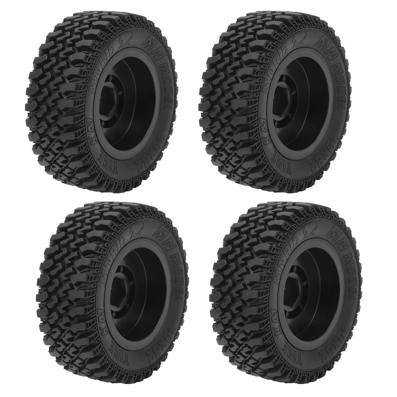 4pcs Professional Plastic Rubber Tire RC Accessory Upgrade Parts Fit