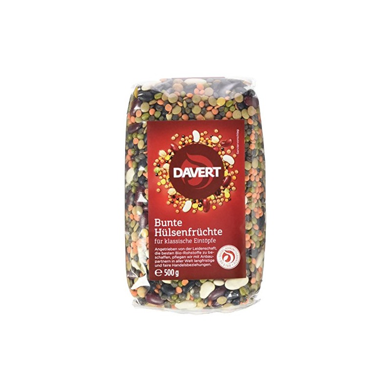 Davert Colourful Legumes (1 x 500 g) - Organic