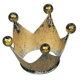 Rayher 8626500 Metal Crown, 2.5 cm, Height 2.5 cm