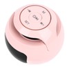 Bluetooth Clock Speaker Round Small Support Memory Card Wireless Alarm