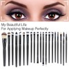 EmaxDesign 20 Pieces Makeup Brush Set Professional Face Eye Shadow