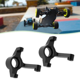 Briny River 2PCS Aluminum Alloy Steering Knuckle for 1/24 RC Buggy Compatible with Losi Micro-B, CNC