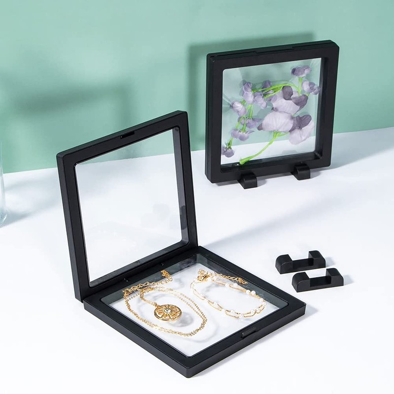 Fowecry 10X Black 3D Floating Case 3D Floating Case Holder