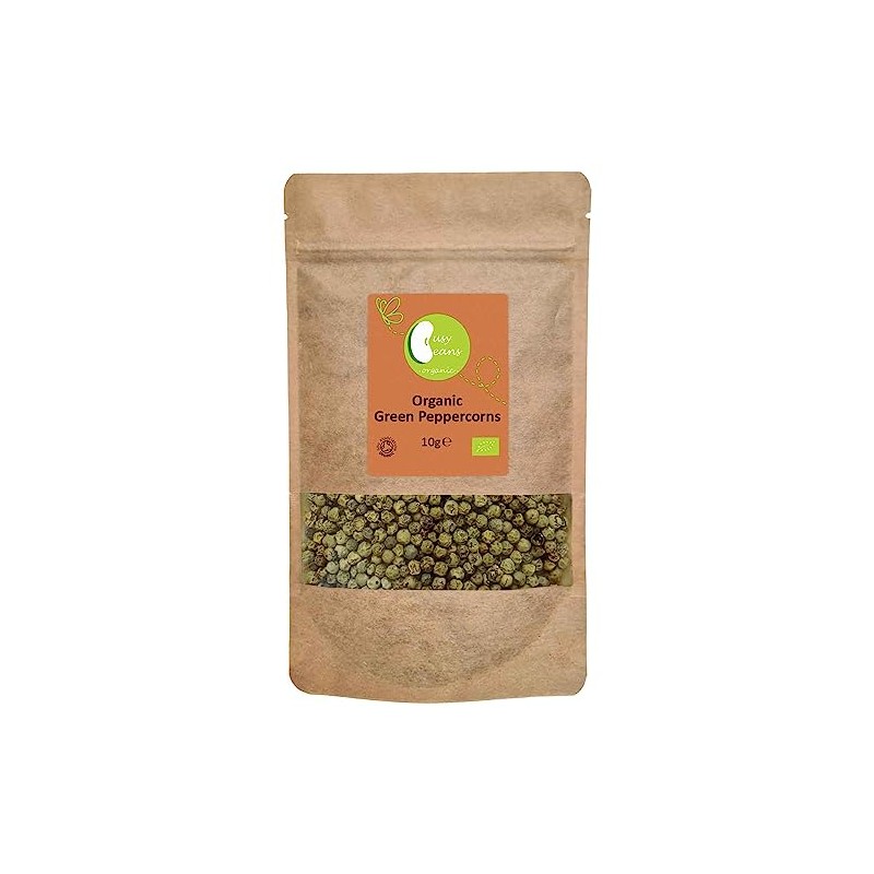 Organic Green Peppercorns - Certified Organic - by Busy Beans