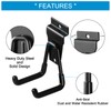 PYBTOOL 12Pack Slatwall Hooks Heavy Duty Slatwall Accessories Garage Slatwall