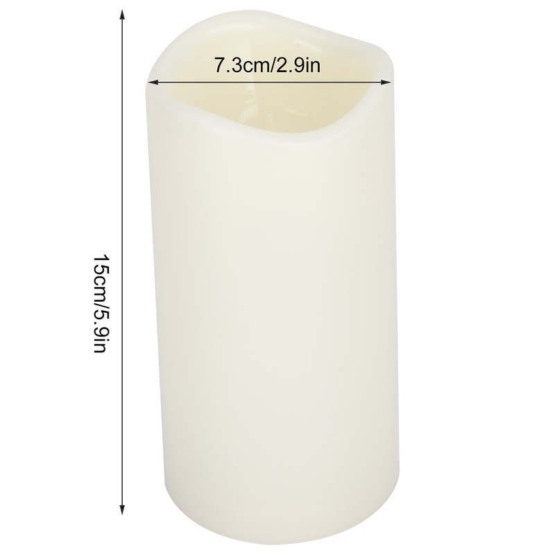 3PCS Remote Control Electronic LED Simulation Candle Lamp for Home