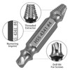 Newder-eu Screw Extractor Set, 5 Pieces, HSS 4241 Steel, Left