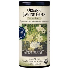 The Republic of Tea - Organic Jasmine Green Tea, 50 Tea Bags