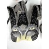 KBW Golden Lion Jester Venetian Masquerade Mask Black Silver Gold,