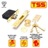 TSS High Security 5 Lever British Standard Mortice Deadlock with