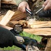 Village Blacksmith Folding Pocket Saw with Aluminum Carabiner, Made in