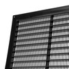 10" x 10" Inch Black Plastic Ventilation Grille with Insect