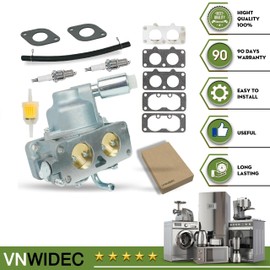 Carburetor Carb Replacement For John Deere LA130 LA135 LA140 LA145 LA150 Lawn Tractor (Briggs Stratton V-Twin Intek 22HP 23HP 24HP 25HP 26HP 27HP)
