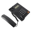 Desktop Telephone 5 Level Brightness Adjustable Corded Telephone Support for