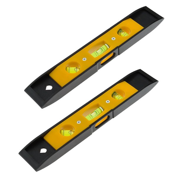 2 Pack Spirit Level Tool – 9 Inch Torpedo Levels
