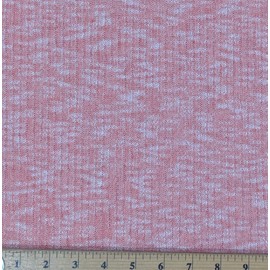 FabricLA Sweater Knit Slub 2 by 2 Knitted Hacci Fabric - Poly Rayon Spandex Knit Fabric - 45" Inches (115 CM) Wide - Wrinkle Free Fabric by The Yard - Coral, 2 Continuous Yards