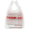 Concession Essentials 1/8 plastic thank you bags to go. Pack