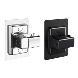 Ansodo 2 Pcs Shower Head Holder, Shower Holder Suction Replacement, 360° Adjustable Shower Holder, No Punching Strong Agglutination Bracket, for Bathroom Glass Ceramic Marble