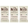 Kettle Chips Unsalted 5 Ounce (Pack of 3)