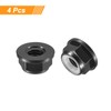 sourcing map Nylon Insert Hex Lock Nuts, 4pcs - M6