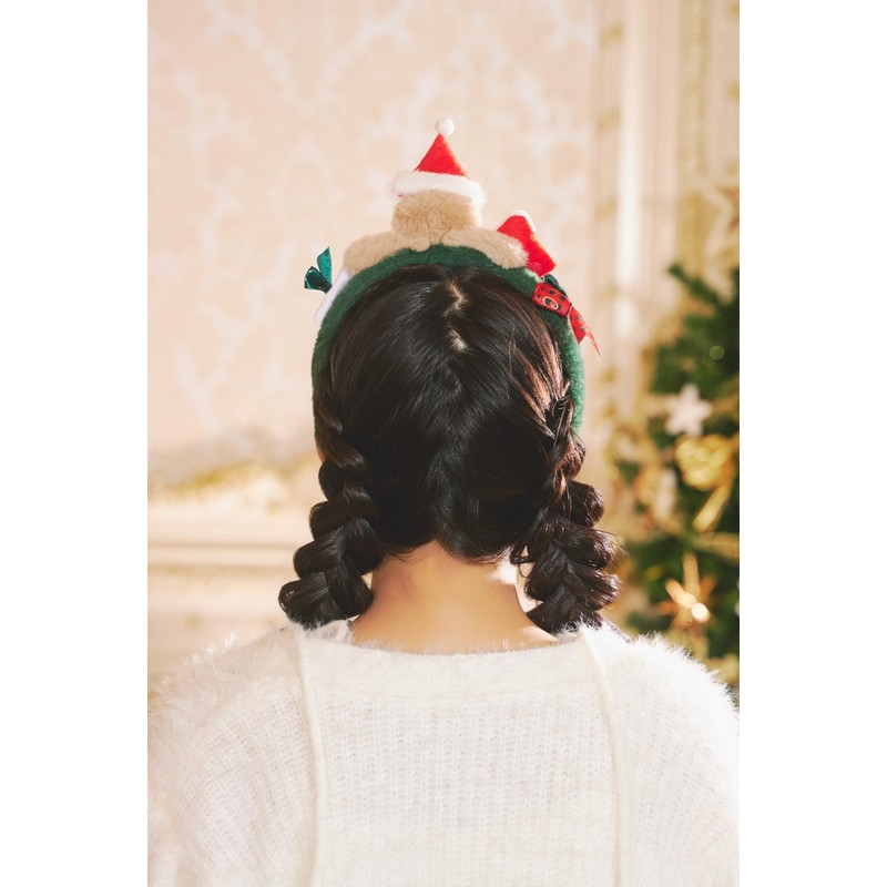 Clearstone Cosplay Christmas Gingerbread Cookie Headband Unisex Beige