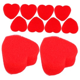 Zerodeko 20 Pairs Heart Shaped Sponge Balls for Tricks Props for Stage Performances for Parties and Weddings Boost Event Atmosphere with Creative Fun