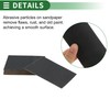 X AUTOHAUX Sandpaper Hook & Loop Sanding Sheets 140x115mm Black