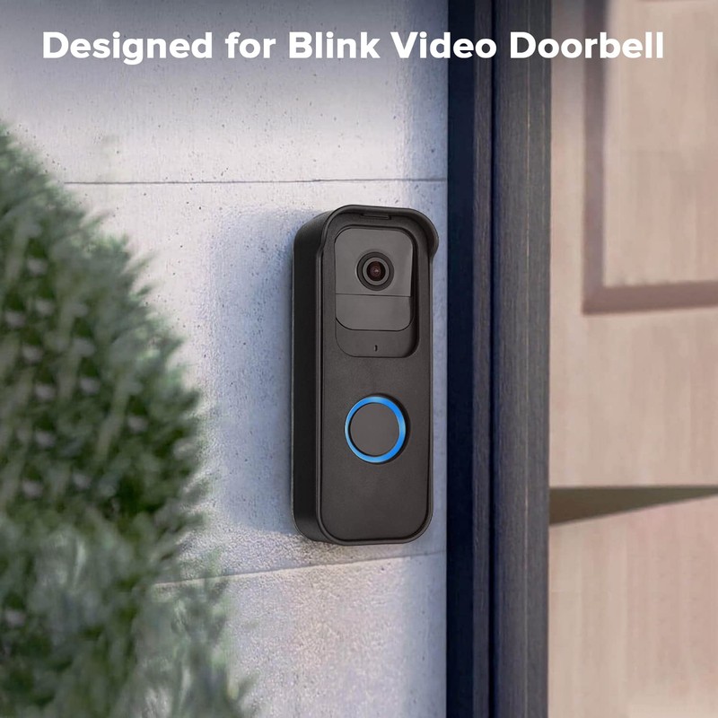 No-Drilling Door Mount for Blink Video Doorbell-1st Gen, Adhesive Doorbell
