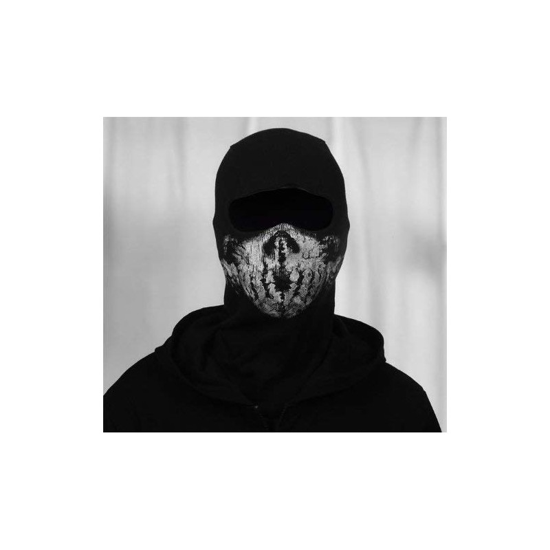 Surprise Mask Skull for Ghost Motorcycle Mask Face Mask Black