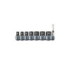 Makita 8-Piece Impact Socket Set, 1/4-inch Drive, 6-13mm with Hex