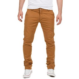 Yazubi Men's Chino Pants Dustin Boys Dress Pants Brown, Brown (Camel Otter 181018), W31/L32