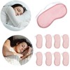 8 Pieces Pink Eye Sleep Coverings Sleep,Sleep Shade Blindfold Soft