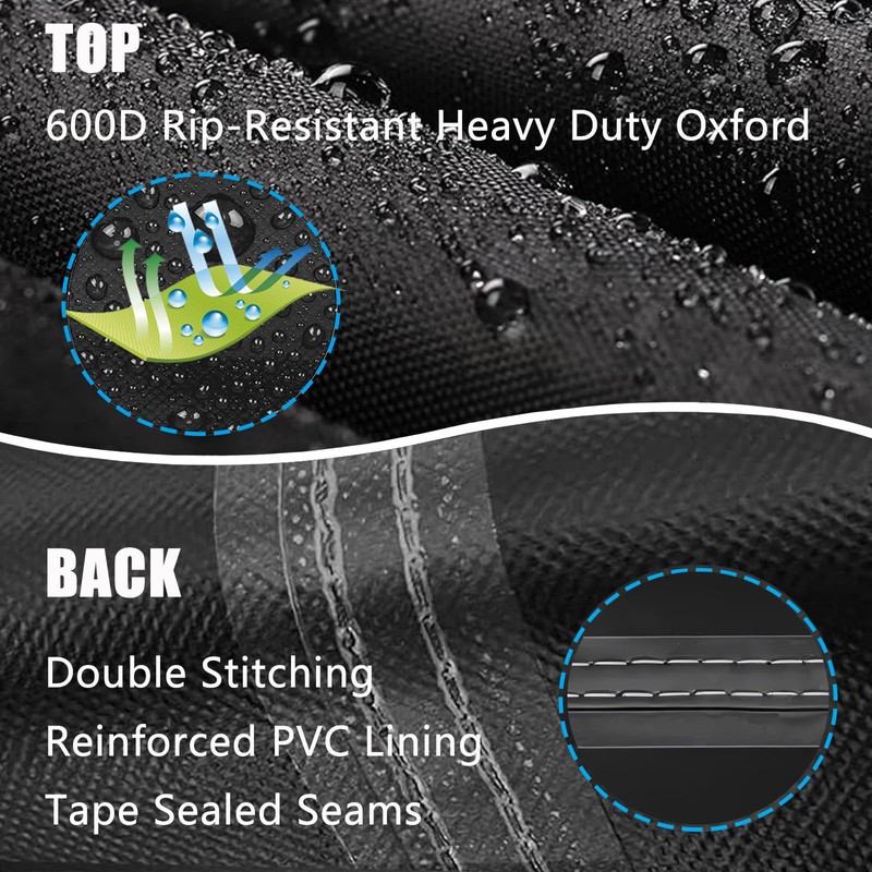 Excavator Cover Waterproof, Digger Covers with Zipper and 2 Adjustable
