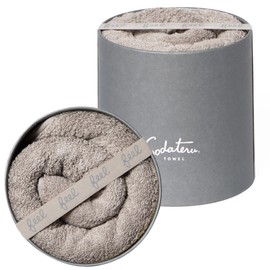 Sodateru Towel "feel" Bath Towel (Moon Greige (Brown))