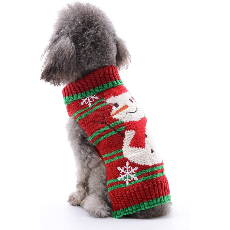 PETCARE Christmas Pet Dog Sweater Holiday Classic ugly Apparel Jumper