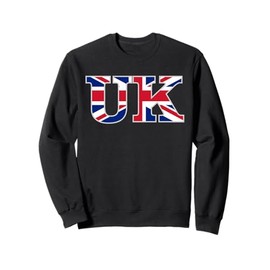Patriotic British United Kingdom UK Union Jack Flag Sweatshirt