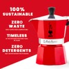 Bialetti Moka Express Red Caffettiera in Alluminio, 1 Tazza, Rosso,30