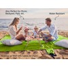 WEKAPO Sand Proof Beach Blanket, Extra Large Oversized 10'X 9',