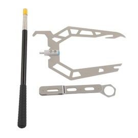 SUNGOOYUE Easy Long Distance Boat Hook Threader, U Type Multifunctional Telescopic Boat Threader with Pole for Docking Grabbing Gear Bag