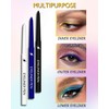 Glitter Golden Eyeliner Pencil, Matte Metallic Sparkle Gel Eye liner,