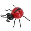4Pcs Ladybug Wall Decoration Iron Ladybug with Black Spots Ladybug