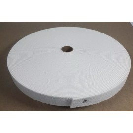 Unbranded WHITE KNITTED ELASTIC ROLL -  1'' Wide 50 Yards - Mask Stretchy - Inch Wide Band