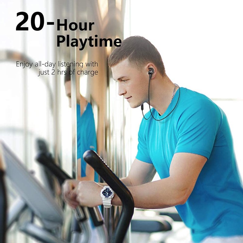 UXD Bluetooth Headphones, Upgraded Wireless Headphones with CVC8.0 Mic, 20Hrs