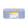 AmazonCommercial Multipurpose Wiping Paper, 2-ply Centrefeed, Blue Roll Recycled, 6