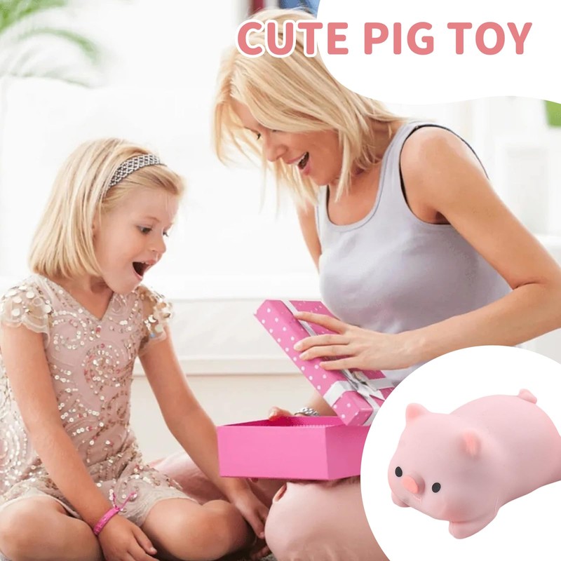Thoquene Pack of 4 Stress Antistress Pig Creative Vutschwein