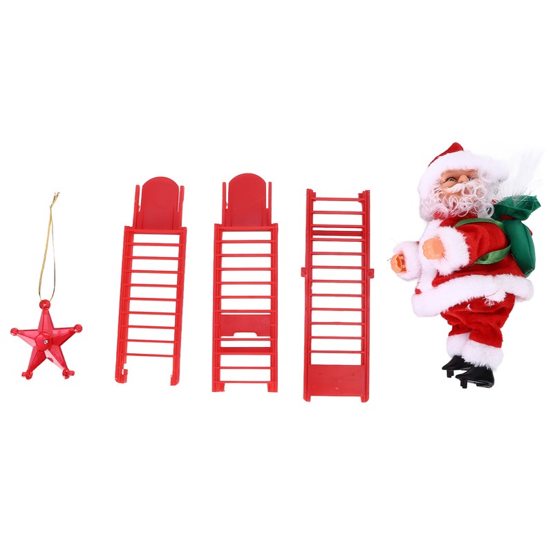 Electric Climbing Ladder Decoration Christmas Tree Hanging Pendant Festival Ornament
